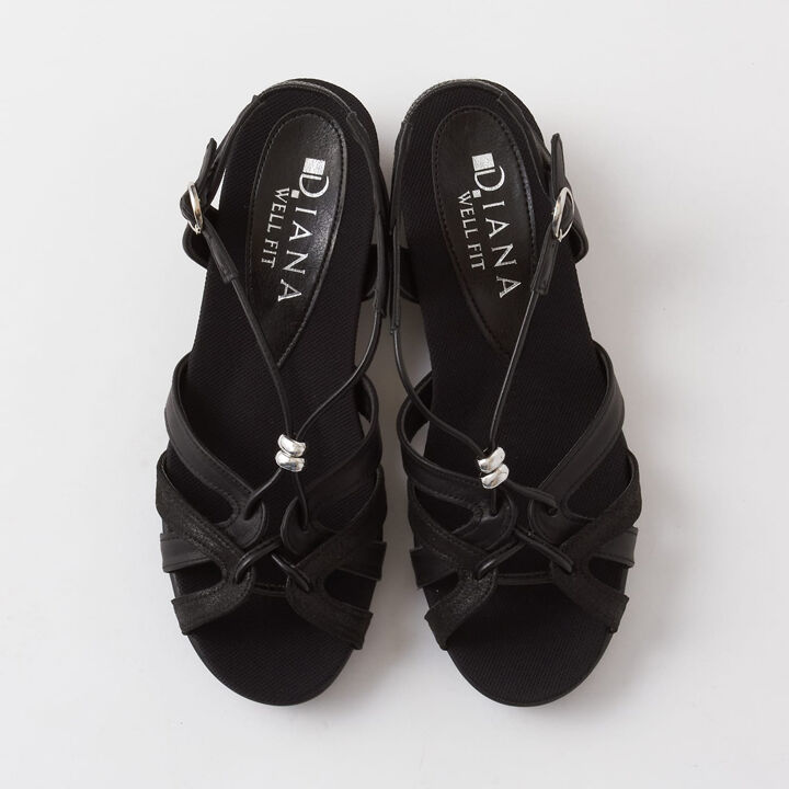 ダイアナウェルフィット「【WELLFIT】　モールドウェッジサンダル　KW53650」|サンダル|