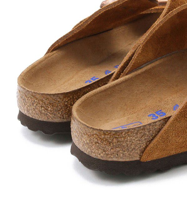 BIRKENSTOCK「【ビルケンシュトック】アリゾナ ソフトフットベッド/ミンク/サンダル メンズ レディース」|サンダル|