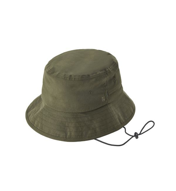 MILESTO「ポケッタブルUVハット」|ハット|カーキ