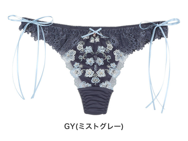 intesucre「アンテシュクレ i毎日フィットブラ IBT374ペア Ｔバックショーツ S/M/L IST374」|インナー|GY