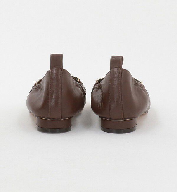 ODETTE E ODILE「ギャザービットモカ フラット15&uarr;」|ローファー|