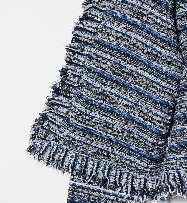 UNITED ARROWS「カラーミックス ツイードライク カーディガン」|カーディガン|