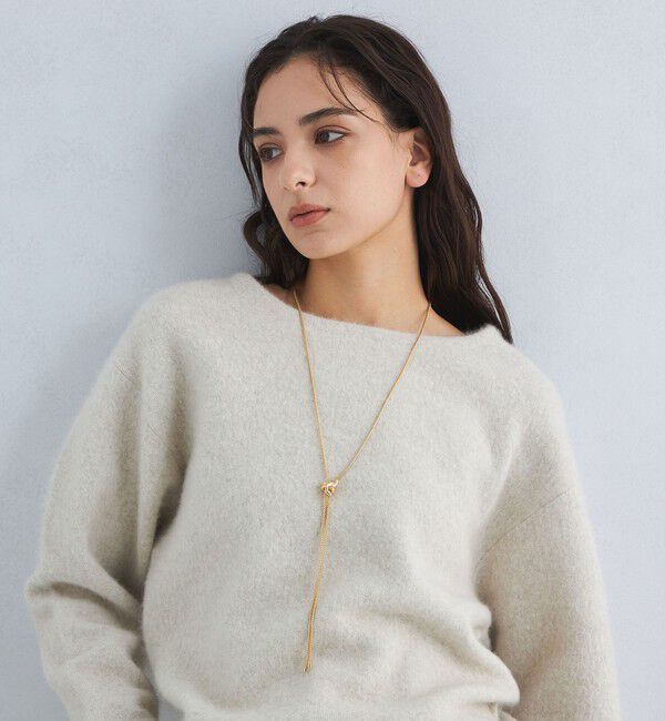 UNITED ARROWS green label relaxing「ツイストモチーフ スネーク タイネックレス」|ネックレス|