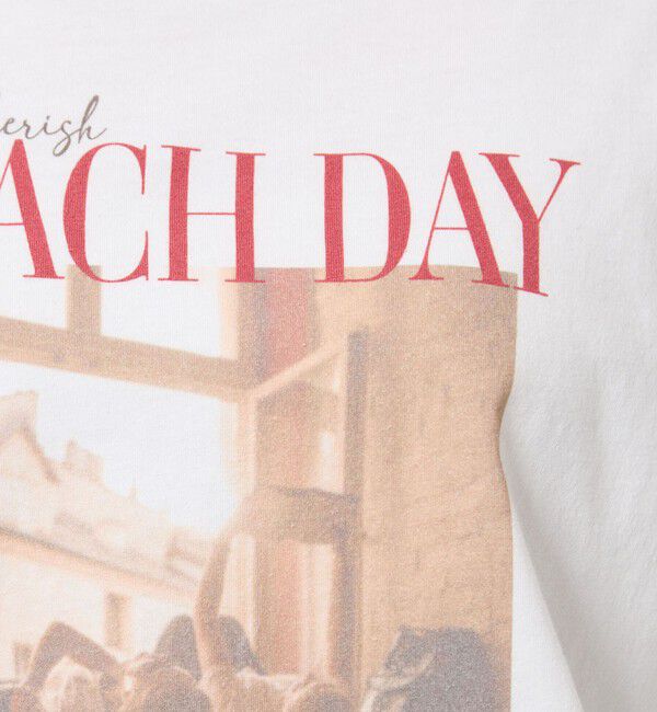 UNITED ARROWS green label relaxing「【WEB限定】＜at ease＞フォトグラフィック ショートスリーブ Tシャツ」|Tシャツ・カットソー|