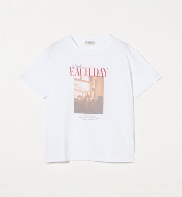 UNITED ARROWS green label relaxing「【WEB限定】＜at ease＞フォトグラフィック ショートスリーブ Tシャツ」|Tシャツ・カットソー|
