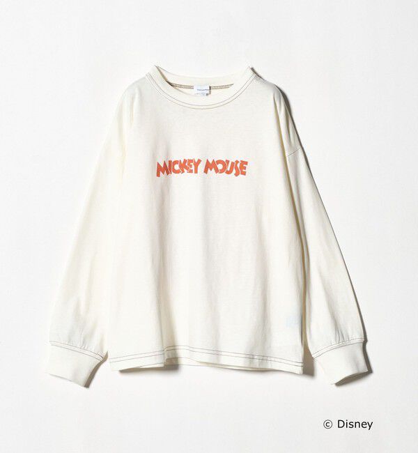 UNITED ARROWS green label relaxing「【別注】＜Disney＞キャラクター ロングスリーブTシャツ / キッズ 140cm―150cm」|Tシャツ・カットソー|WHITE