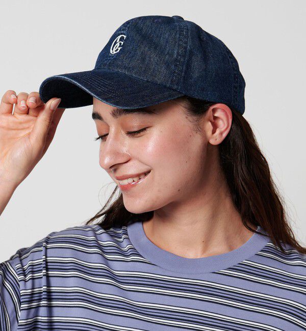 California General Store「＜CGS.＞ ウォッシュド デニム キャップ」|キャップ・キャスケット|