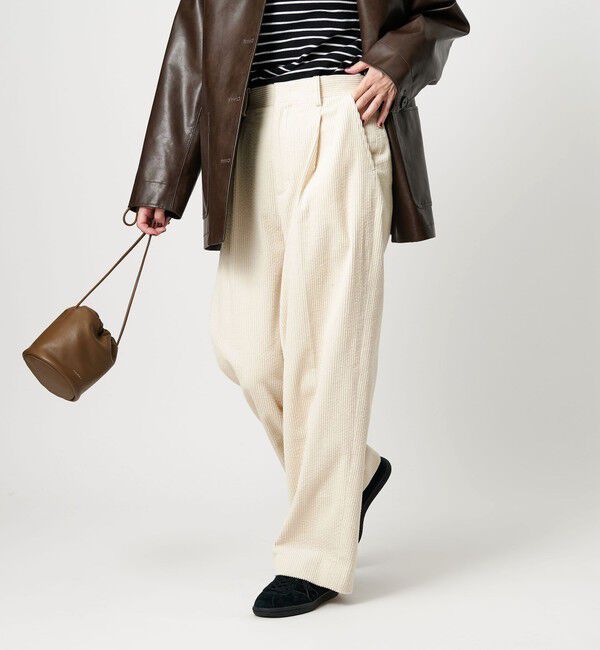 コーデュロイ ワイドストレートパンツ（BEAUTY&YOUTH UNITED ARROWS