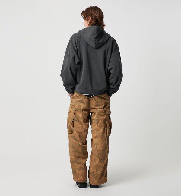 MONKEY TIME「オゾンウォッシュ フレンチテリー フルジップ フーディー」|カーディガン|