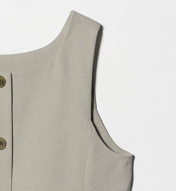 BEAUTY&YOUTH UNITED ARROWS「スクエアネック 2WAYベスト 吸水速乾 防シワ UV」|ベスト・ジレ|