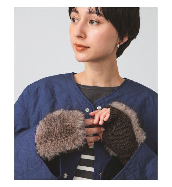 Ray BEAMS 「フェイクファー グローブ」|手袋|