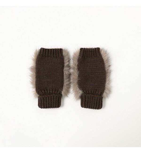 Ray BEAMS 「フェイクファー グローブ」|手袋|