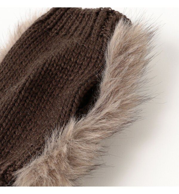 Ray BEAMS 「フェイクファー グローブ」|手袋|