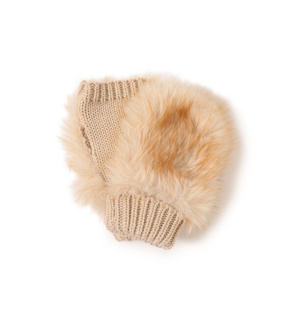 Ray BEAMS 「フェイクファー グローブ」|手袋|