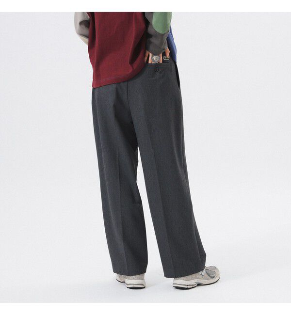 BEAMSBOY「【別注】LACOSTE / ワイド パンツ」|チノ|