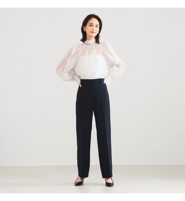 Demi-Luxe BEAMS 「ソフト ストレート パンツ＊」|チノ|