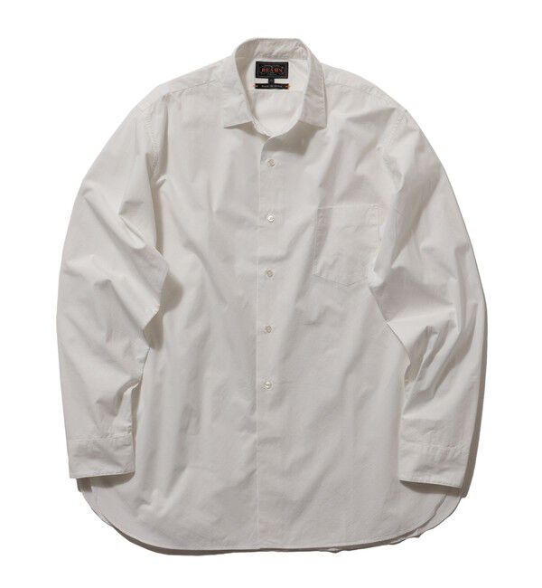 BEAMS PLUS「BEAMS PLUS / REG Collar 120/3 Broad Classic Fit」|シャツ・ブラウス|WHITE