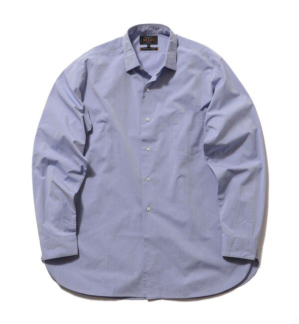BEAMS PLUS「BEAMS PLUS / REG Collar 120/3 Broad Classic Fit」|シャツ・ブラウス|SAX