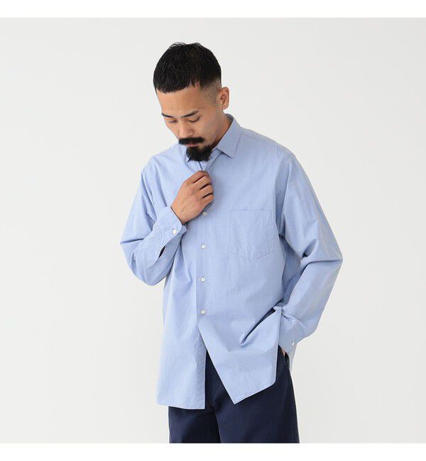 BEAMS PLUS「BEAMS PLUS / REG Collar 120/3 Broad Classic Fit」|シャツ・ブラウス|