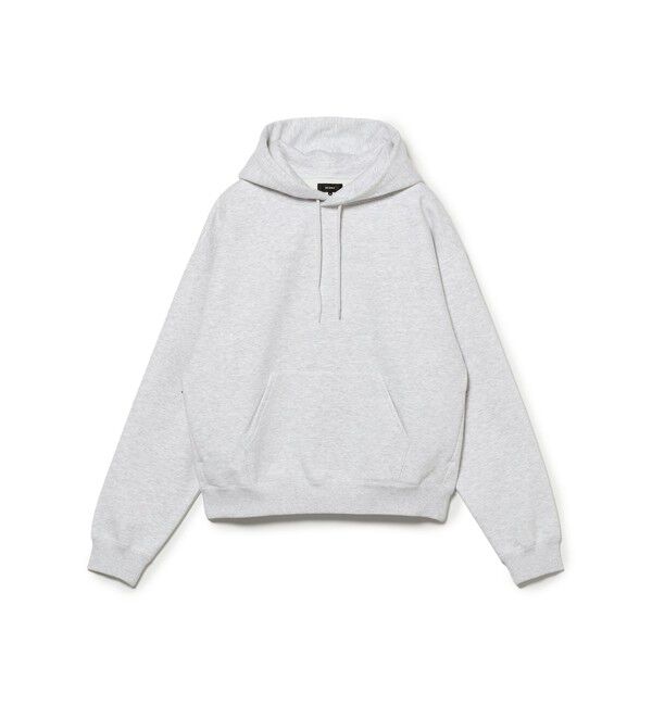 BEAMS「ワイドショートフィット ウィンドストップ スウェットフーディー」|スウェット・ジャージ|ASH_GREY