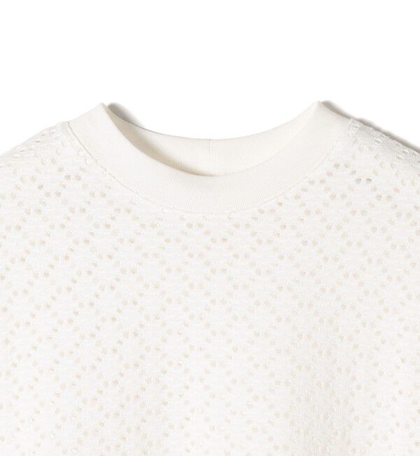 SHIPS for women「【WEB限定】〈手洗い可能〉アイレット クルーネック プルオーバー」|Tシャツ・カットソー|