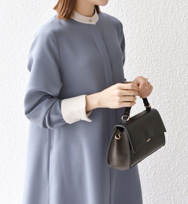 ships any ダブルクロスAラインシャツワンピース SHIPS｜SHIPS any:<洗濯機可能>ダブルクロス Aライン シャツワンピース