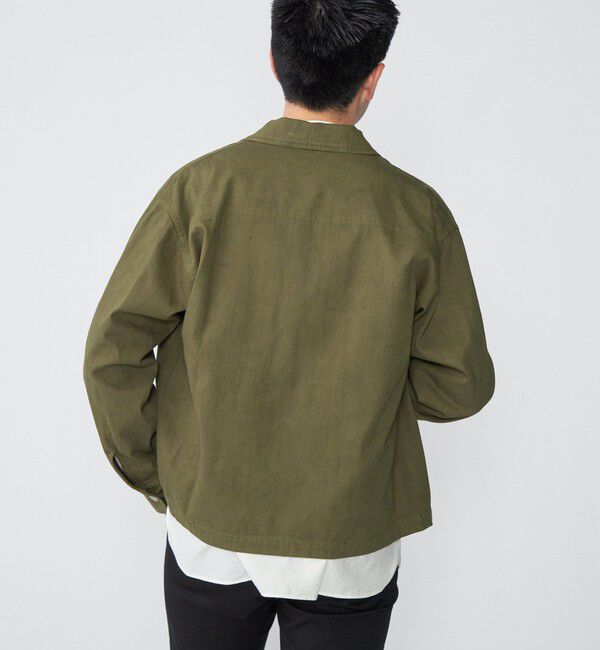 SHIPS「SHIPS: ミリタリー カバー シャツ ジャケット」|ミリタリージャケット|