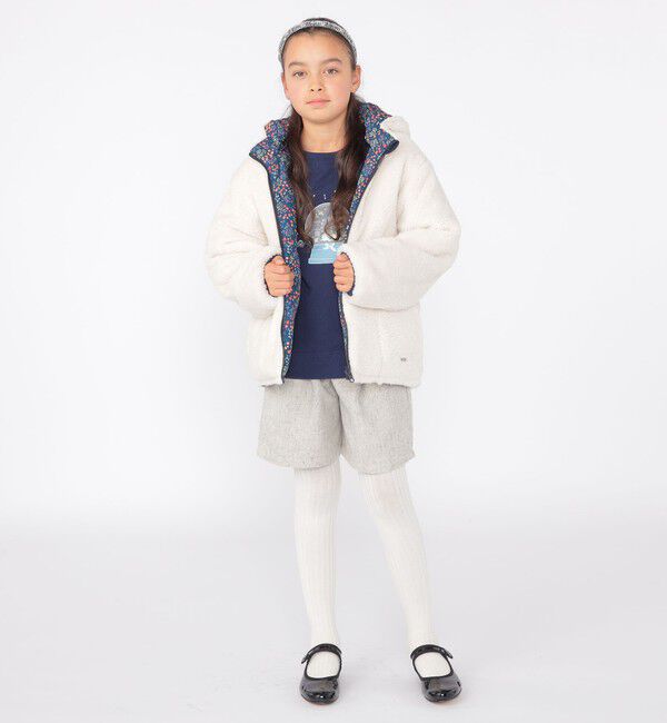 SHIPS KIDS「SHIPS KIDS:140～150cm / ツイード タック ショート パンツ」|その他|