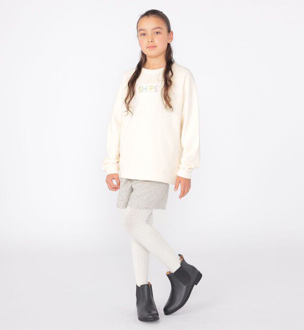 SHIPS KIDS「SHIPS KIDS:140～150cm / ツイード タック ショート パンツ」|その他|