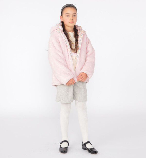 SHIPS KIDS「SHIPS KIDS:140～150cm / ツイード タック ショート パンツ」|その他|