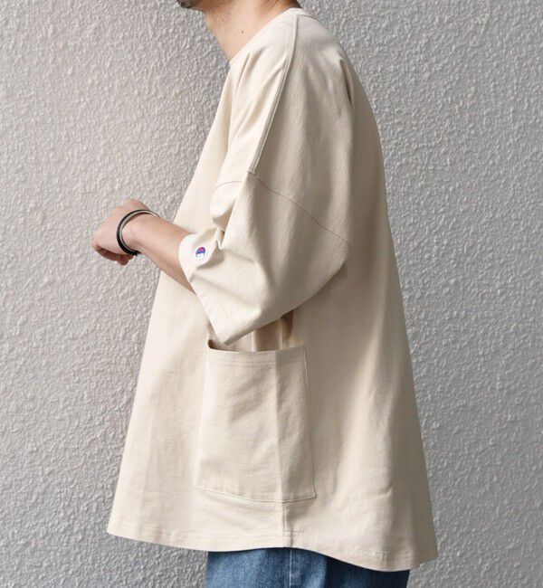 SHIPS any「【SHIPS any別注】Champion: ドルマン キャンプポケット Tシャツ 25SS◇」|Tシャツ・カットソー|