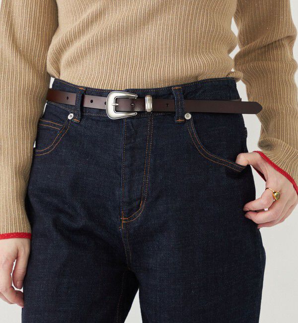 SHIPS Colors 「SHIPS Colors:メタルループ ウエスタン ベルト◇」|ベルト|