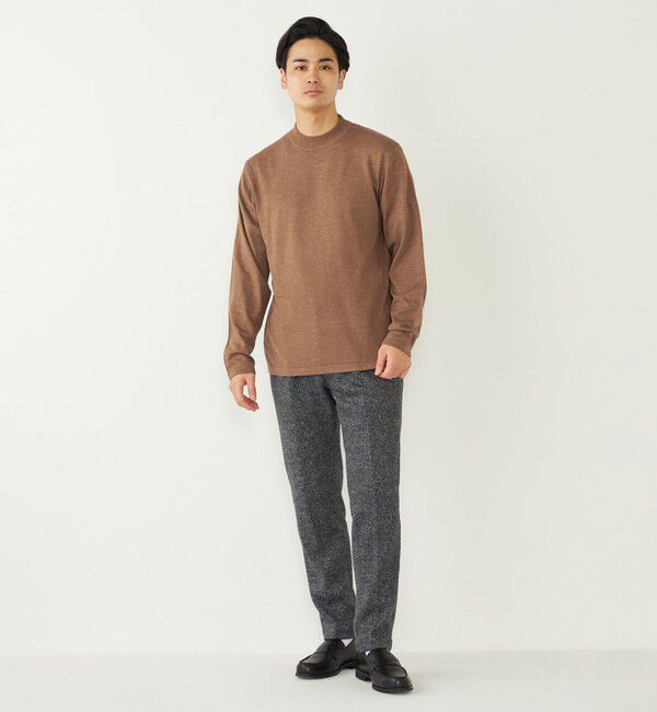 SHIPS Colors 「SHIPS Colors:〈吸湿発熱・手洗い可能〉Solist(R) Heat モックネック ニット」|ニット・セーター|