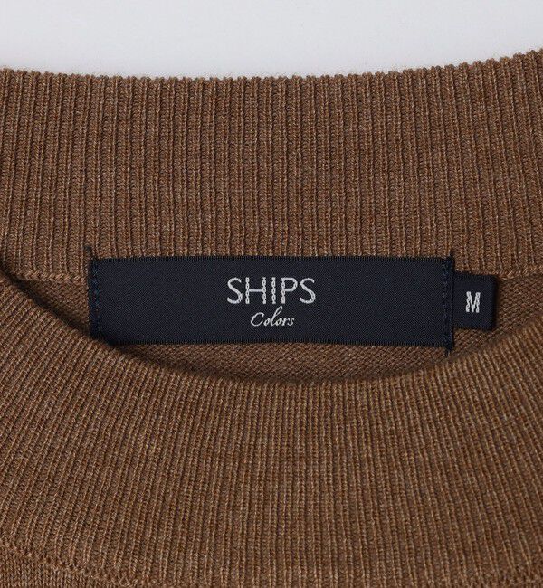 SHIPS Colors 「SHIPS Colors:〈吸湿発熱・手洗い可能〉Solist(R) Heat モックネック ニット」|ニット・セーター|