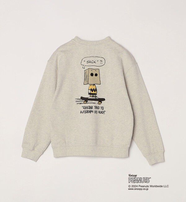 SHIPS any「SHIPS any: SNOOPY コラボ カルチャー グラフィック バック プリント スウェット<KIDS>◇」|スウェット・ジャージ|