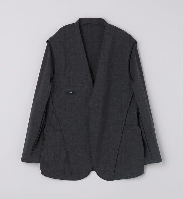 SHIPS「SHIPS:〈セットアップ対応〉TW ストレッチ ジャケット」|テーラードジャケット|