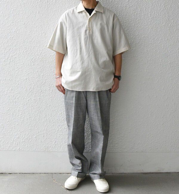 SHIPS any「SHIPS any:〈洗濯機可能〉コットン/リネン オープンカラー プルオーバー シャツ◇」|シャツ・ブラウス|