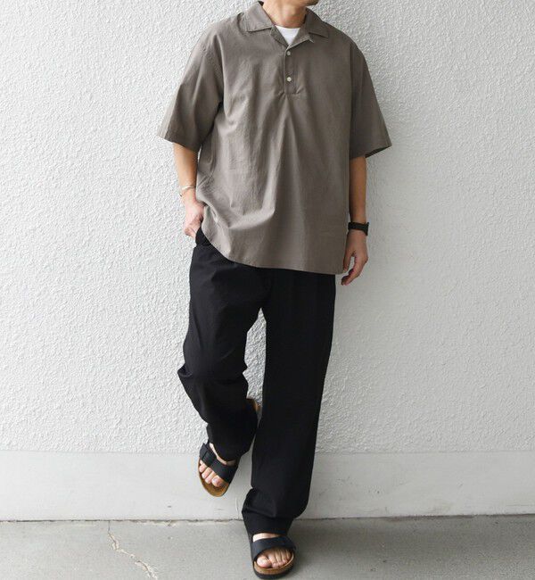 SHIPS any「SHIPS any:〈洗濯機可能〉コットン/リネン オープンカラー プルオーバー シャツ◇」|シャツ・ブラウス|