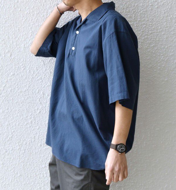 SHIPS any「SHIPS any:〈洗濯機可能〉コットン/リネン オープンカラー プルオーバー シャツ◇」|シャツ・ブラウス|