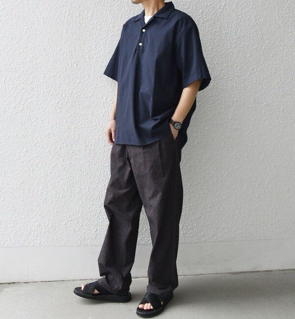 SHIPS any「SHIPS any:〈洗濯機可能〉コットン/リネン オープンカラー プルオーバー シャツ◇」|シャツ・ブラウス|