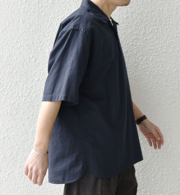 SHIPS any「SHIPS any:〈洗濯機可能〉コットン/リネン オープンカラー プルオーバー シャツ◇」|シャツ・ブラウス|