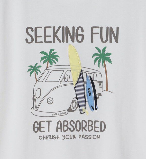 SHIPS Colors 「SHIPS Colors: パッチワーク プリント Tシャツ」|Tシャツ・カットソー|