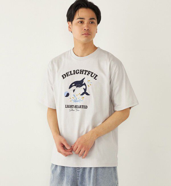 SHIPS Colors 「SHIPS Colors: パッチワーク プリント Tシャツ」|Tシャツ・カットソー|