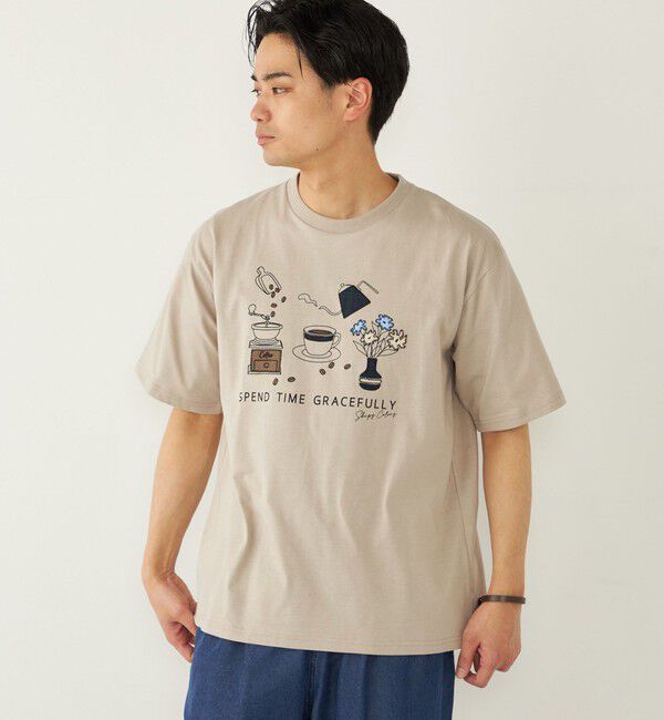 SHIPS Colors 「SHIPS Colors: パッチワーク プリント Tシャツ」|Tシャツ・カットソー|