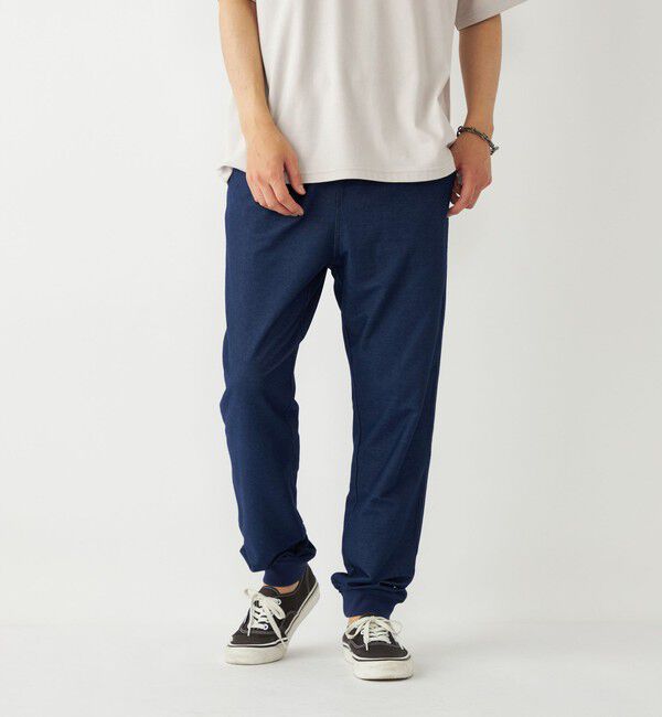 SHIPS Colors 「SHIPS Colors:〈接触冷感・手洗い可能〉クール リブ パンツ」|その他|ネイビー