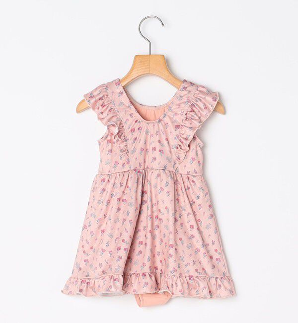 SHIPS KIDS「SHIPS KIDS:80～90cm / フラワー フリル スイム ワンピース」|その他|
