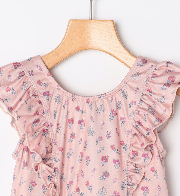 SHIPS KIDS「SHIPS KIDS:80～90cm / フラワー フリル スイム ワンピース」|その他|