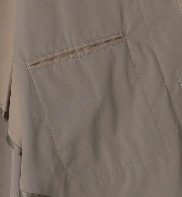 SHIPS「CARRARO: コットン/ナイロン ステンカラー コート」|ステンカラーコート|