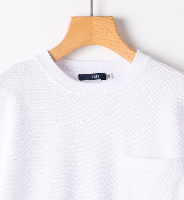 SHIPS KIDS「SHIPS KIDS:100～130cm/鹿の子 半袖 Tシャツ」|Tシャツ・カットソー|