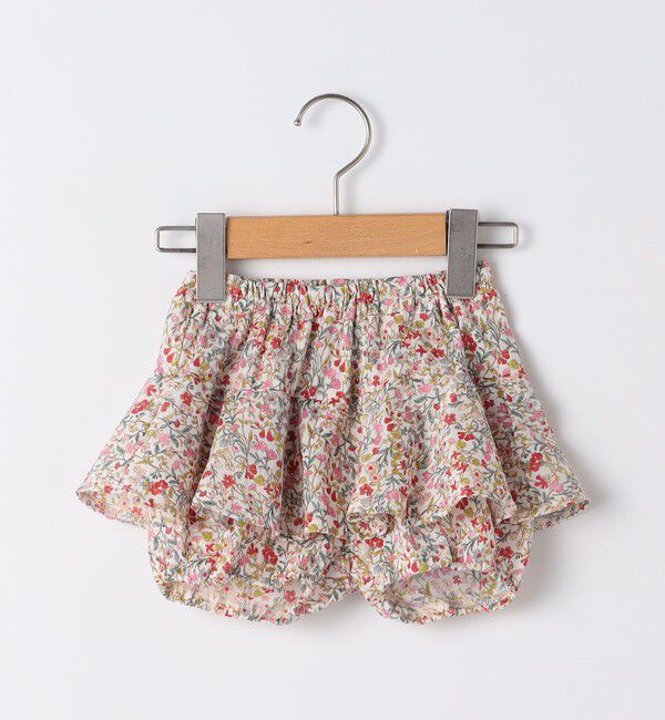 SHIPS KIDS「SHIPS KIDS:70～80cm / フラワー 長袖 セット ロンパース」|ロンパース|